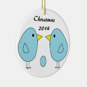 Verwacht vogels keramisch ornament (Rechts)