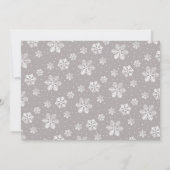 Verwacht vrolijke zwangerschapsuitkondiging Kerstm Aankondiging (Achterkant)