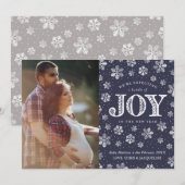 Verwacht vrolijke zwangerschapsuitkondiging Kerstm Aankondiging (Voorkant / Achterkant)