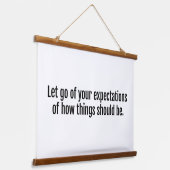 Verwacht wandtapijt met hout hangend wandkleed (Gebogen)