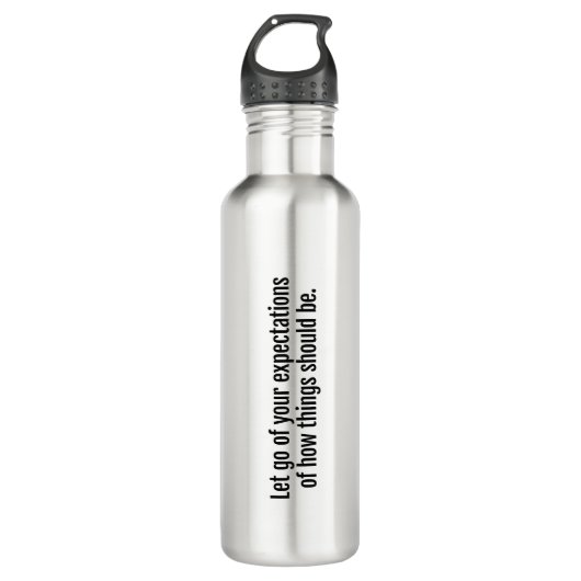 Verwacht waterflesje waterfles  (Voorkant)