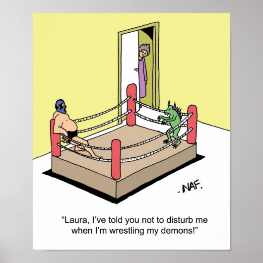 VERWACHTE DEMONS POSTER (Voorkant)