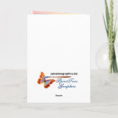 Verwachte dromen - Moederdag Mom to Be Kaart (Achterkant)