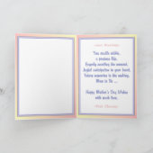 Verwachte dromen - Moederdag Mom to Be Kaart (Binnen)