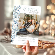 Verwachte en heldere vierkante foto zwangerschap