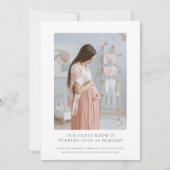 Verwachte foto zwangerschap aankondiging (Voorkant)