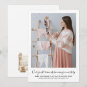 Verwachte foto zwangerschap aankondiging (Voorkant / Achterkant)