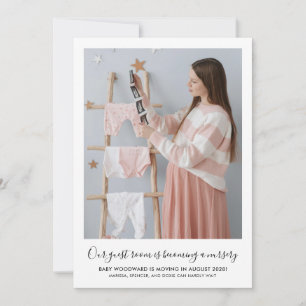 Verwachte foto zwangerschap aankondiging