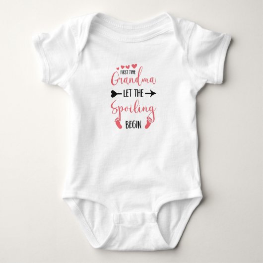 Verwachte grootouders Greatest Omi Arrow Grandma Romper (Voorkant)