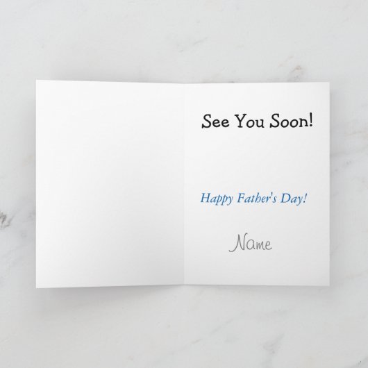 Verwachte opa Vaderdag Kaart (Binnen)