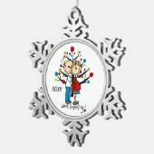 Verwachte paar sneeuwvlok Ornament (Rechts)
