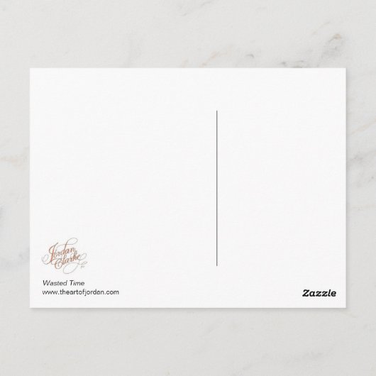 Verwachte tijd briefkaart (Achterkant)