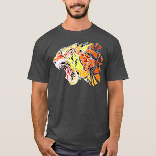 Verwachte tijgerkop Wildlife Wilderness Predator B T-shirt