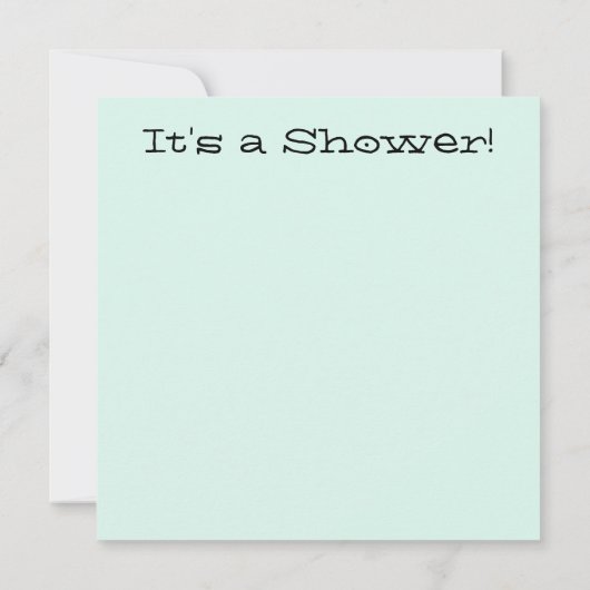 Verwachte uitnodiging tot het indienen van Baby sh (Achterkant)