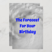 Verwachte Verjaardag Kaart (Voorkant / Achterkant)