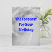 Verwachte Verjaardag Kaart (Staand voorkant)