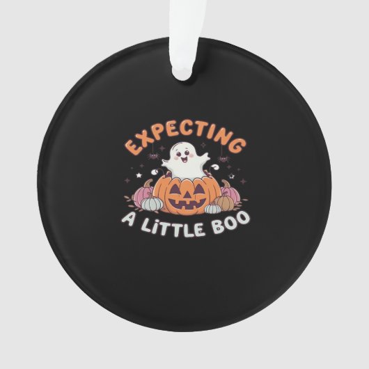 Verwachtend Kleine Boo Ornament (voorkant)