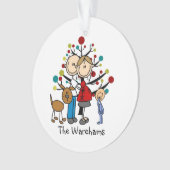 Verwachtende peuter-peuter-peuter-peuter-holiday-O Ornament (voorkant)