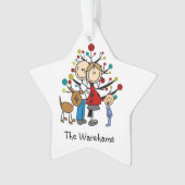 Verwachtende peuter-peuter-peuter-peuter-holiday-O Ornament (voorkant)