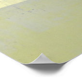 'Verwachting' Grijze en bruine Abstracte kunst Poster (Hoek)