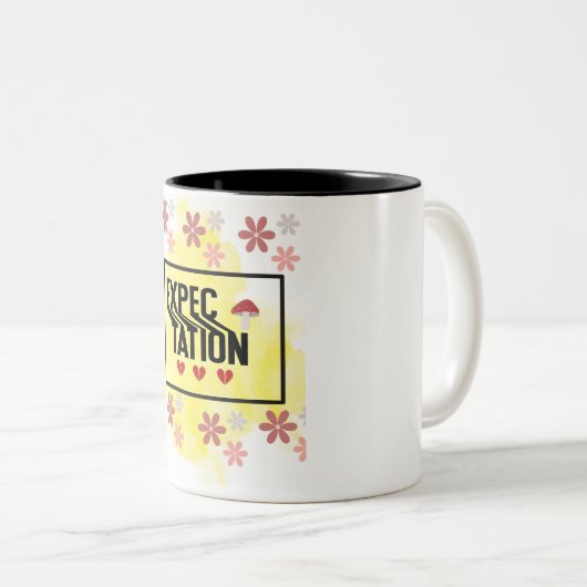 verwachting | Heartbroken Coffee mok (Voorkant rechts)