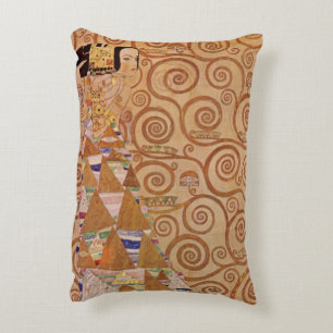 Verwachting van Klimt Vintage Victoriaanse Art Nou Accent Kussen