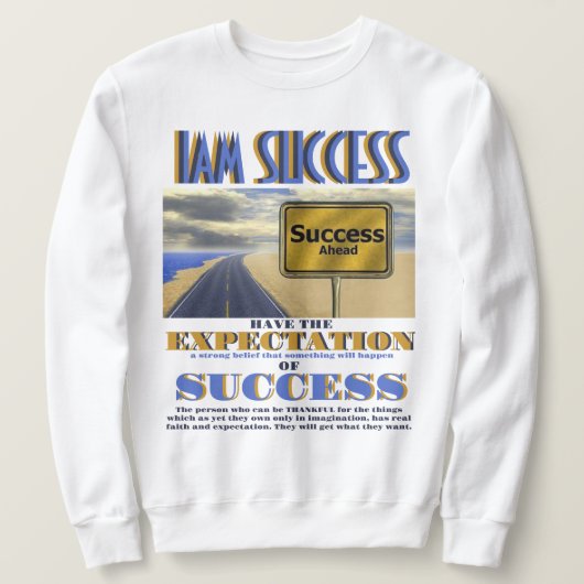 VERWACHTING VAN SUCCES TRUI (Design voorkant)