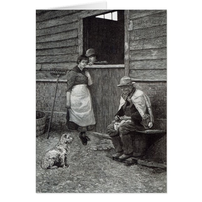 Verwachting, van 'vrijetijdsuren', 1888 (Voorkant)