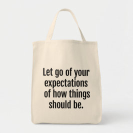 Verwachtingen Canvas tas