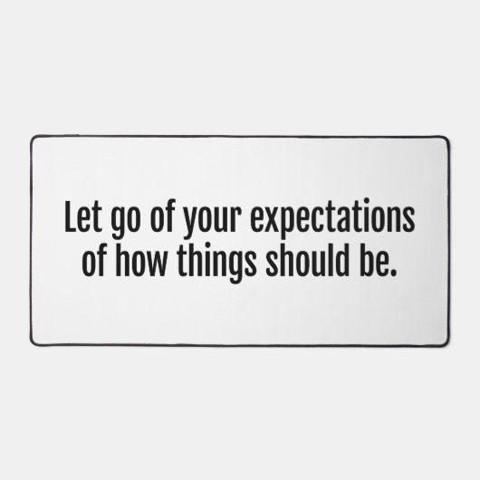 Verwachtingen Desk Mat (Voorkant)