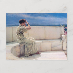 Verwachtingen van Lawrence Alma Tadema Briefkaart