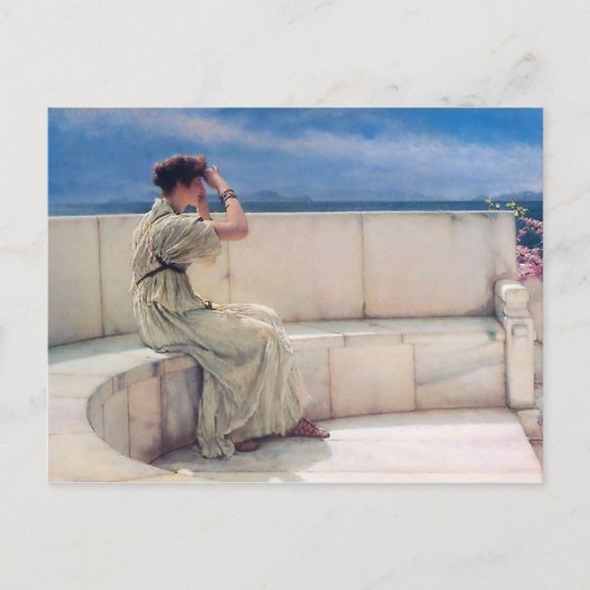 Verwachtingen van Lawrence Alma Tadema Briefkaart (Voorkant)
