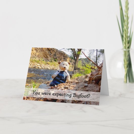 VERWACHTTE JE BIGFOOT? 3 AANKONDIGING (Voorkant)