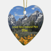 Verwachttijd in het nationale park Grand Teton Gep Keramisch Ornament (Links)