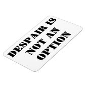 Verwaning is geen optie, geloof quote magneet (Linkerzijde)