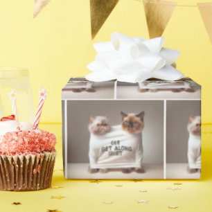 Verwant Katten Dragen Get Along Shirt Cadeaupapier