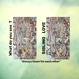 Verwant Liefde Venster Cling/Venster Decal