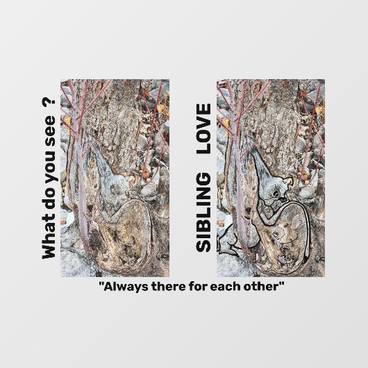 Verwant Liefde Venster Cling/Venster Decal (Vel)