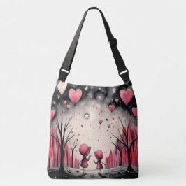 Verwant Stargazing Love Heart Crossbody Tas