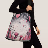 Verwant Stargazing Love Heart Crossbody Tas (Dichtbij)