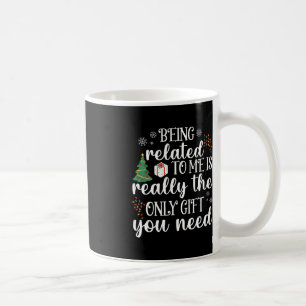 Verwant zijn aan mij Fun Christmas Family Xmas Paj Koffiemok