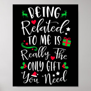 Verwant zijn aan mij is echt de enige Gift Christu Poster