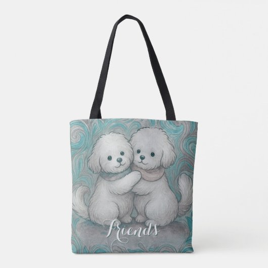 Verwante poten tote bag (Achterkant)