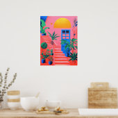 Verwante stappen: de tuin woning poster (Keuken)