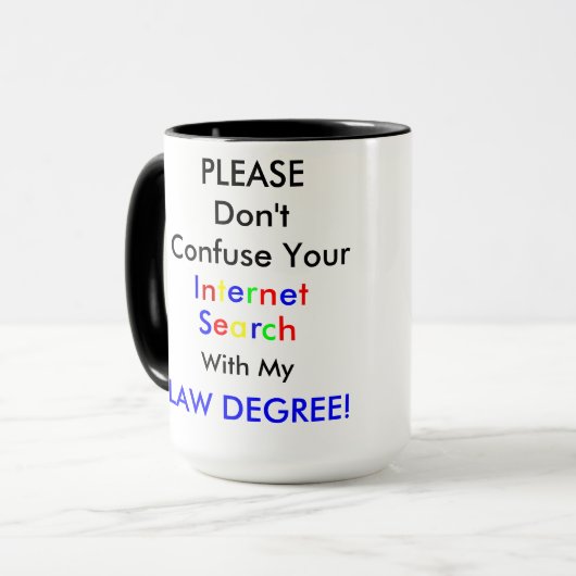 Verwar je account niet mok (Voorkant links)