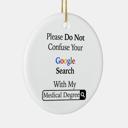 Verwar je zoekopdracht niet met mijn arts keramisch ornament (Rechts)