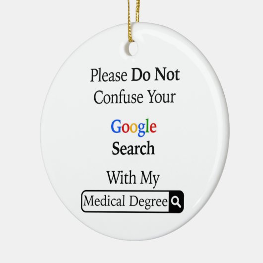 Verwar je zoekopdracht niet met mijn arts keramisch ornament (Links)