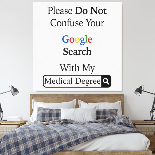 Verwar uw google-zoekopdracht niet canvas afdruk (Insitu (Slaapkamer))