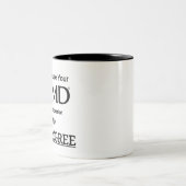 Verwar uw WebMD Diagnosis van Depressie niet Tweekleurige Koffiemok (Center)