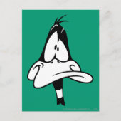 Verward DAFFY DUCK™ Face Briefkaart (Voorkant)